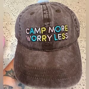Brand New Camp More Worry Less Jean Style Baseball Cap (Universal)